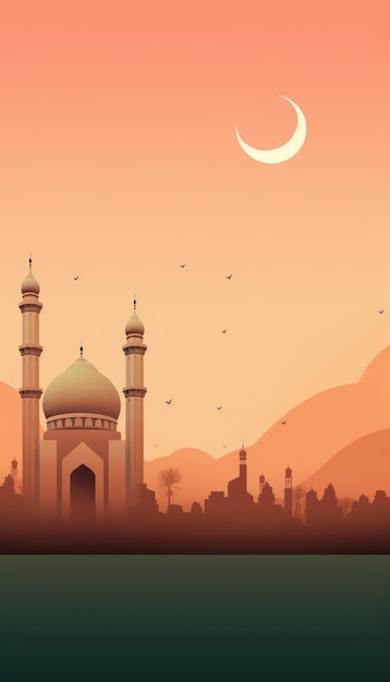 Islamic greeting backgroundRamadan kareem Eid Mubarak cards for Moeslim