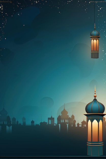 Islamic greeting backgroundRamadan kareem Eid Mubarak cards for Moeslim