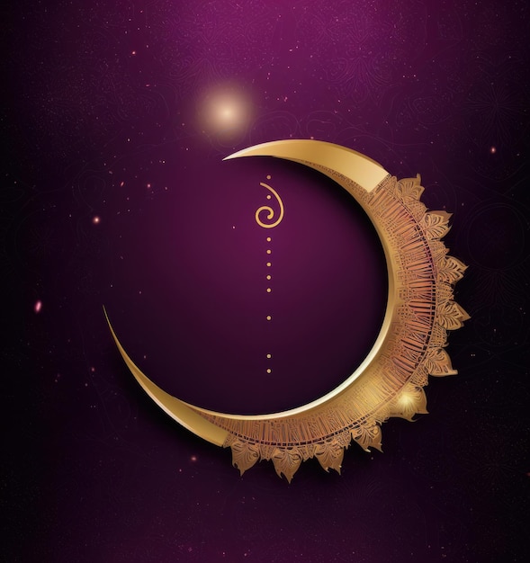 Islamic Holiday Background Illustration AI Generative