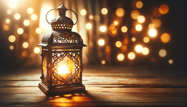 Islamic lantern illustration