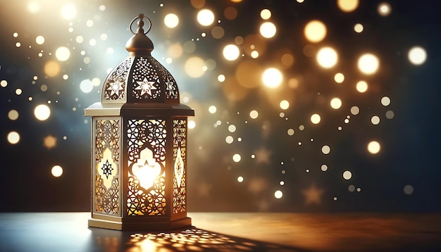 Islamic lantern illustration