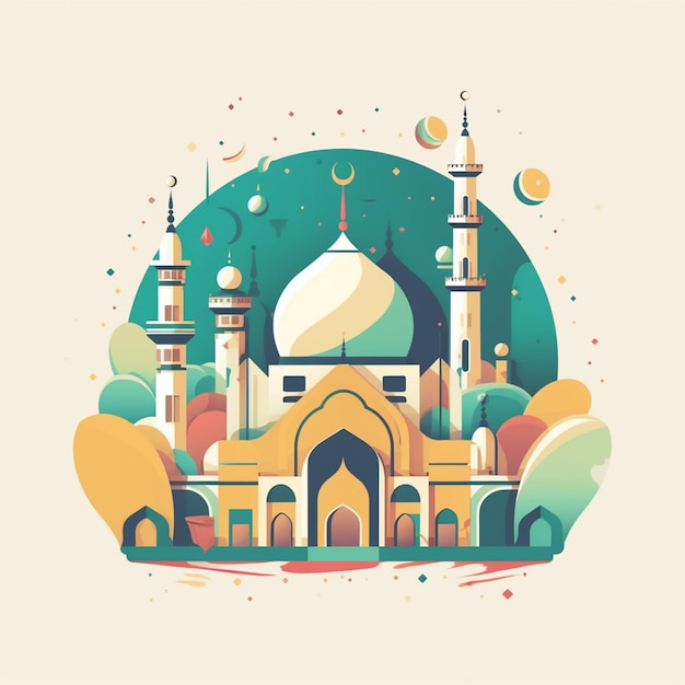 Islamic Mosque illustration