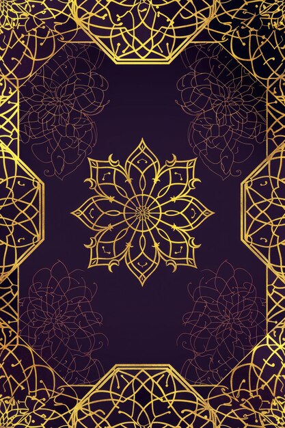 Islamic Muslim Arabian style pattern background