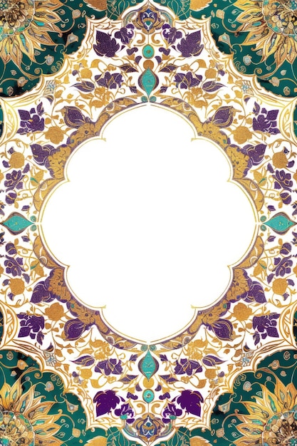 Islamic Muslim Arabian style pattern background