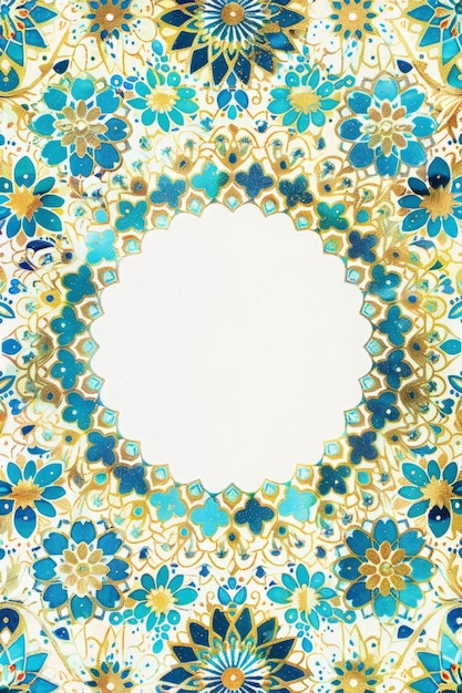 Islamic Muslim Arabian style pattern background