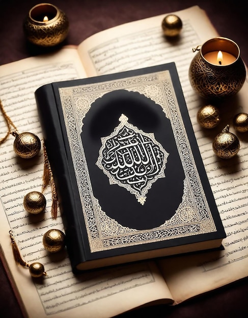 Islamic new year with Quran book