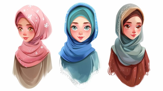 Islamic Women Wear Hijab