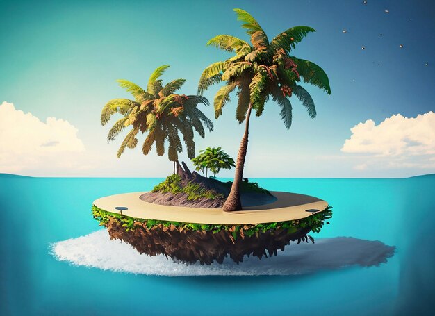 Island floating