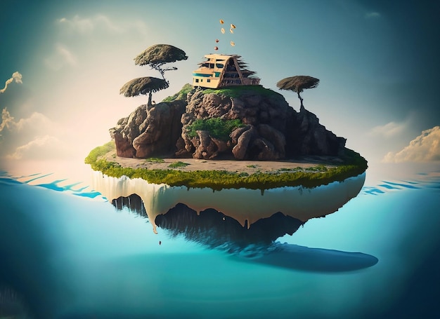 Island floating