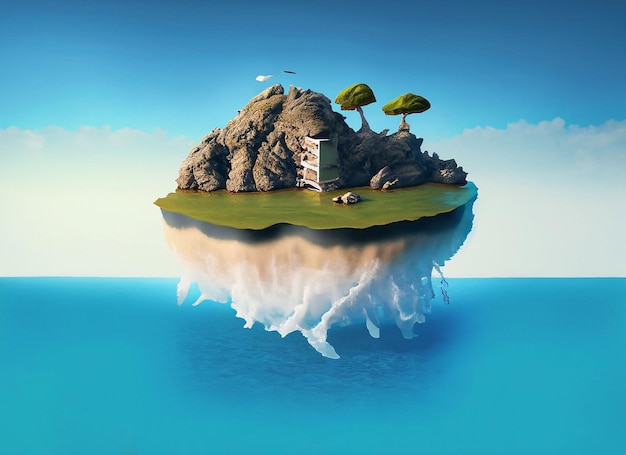 Island floating