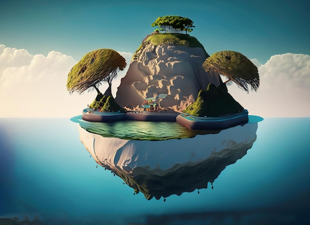 Island floating