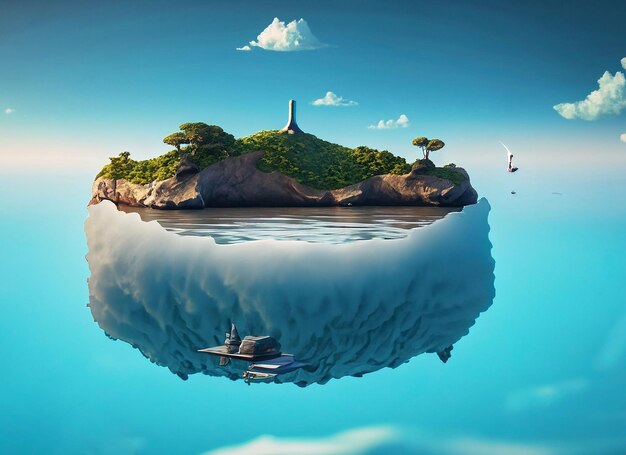 Island floating