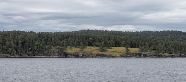 Islands surrounded by ocean and mountains Summer Season