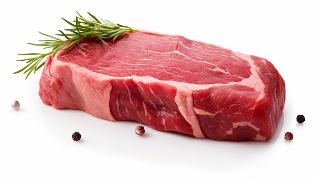 Isolated Beef on White