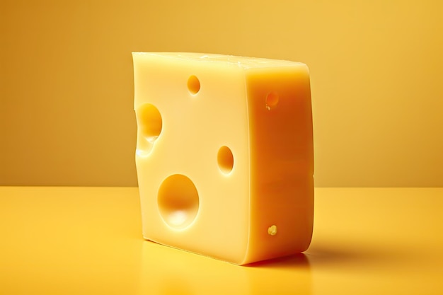 isolated cheese segment