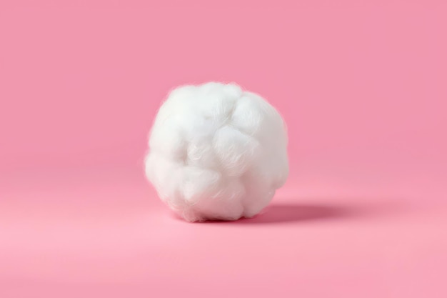 Photo isolated cotton ball design concept