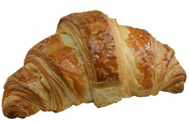 Isolated delicious french croissant