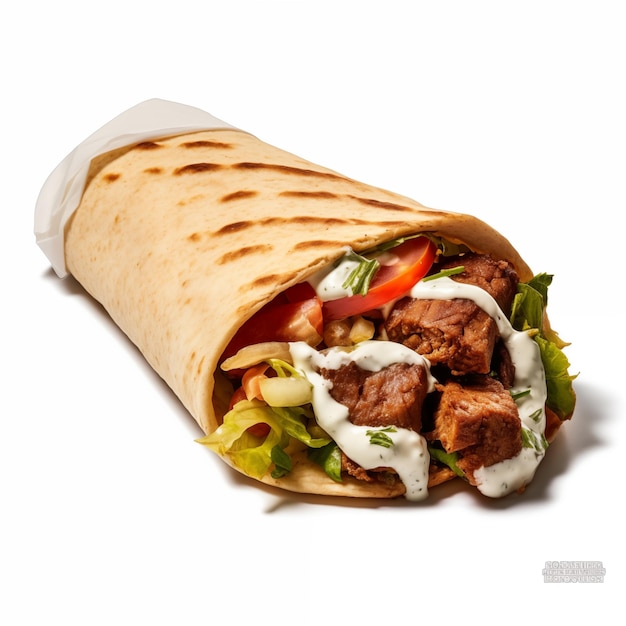 Isolated Doner Delights Premium Graphics for Your Culinary Projects Savor the Flavor Authentic I