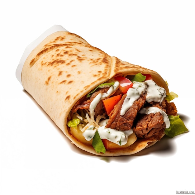 Isolated Doner Delights Premium Graphics for Your Culinary Projects Savor the Flavor Authentic I