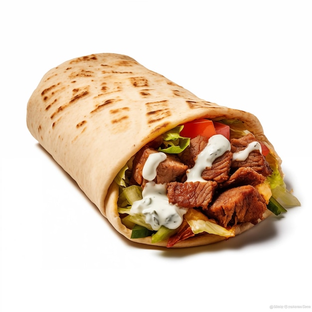 Isolated Doner Delights Premium Graphics for Your Culinary Projects Savor the Flavor Authentic I