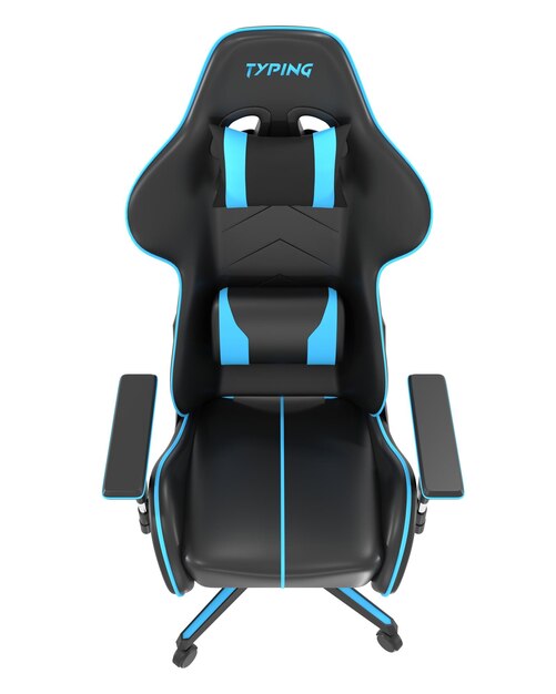 isolated gaming chair on white background