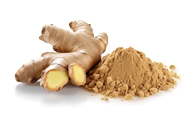 Isolated Ginger on transparent Background AI