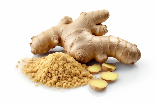 Isolated Ginger on transparent Background AI