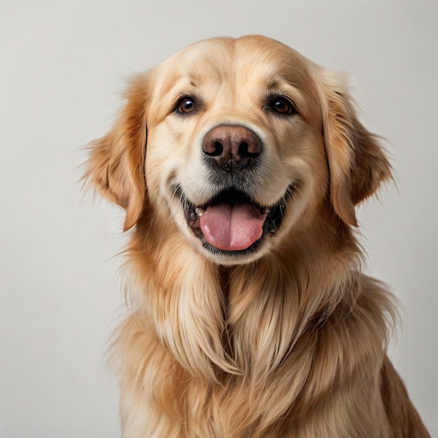 isolated Golden Retriever Goldie Dog Pet