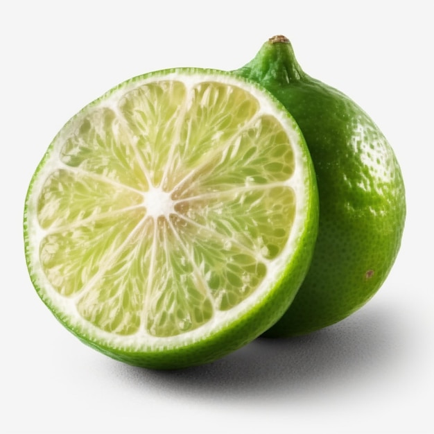 Isolated Lime Transparent Background