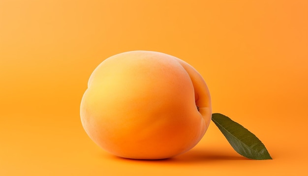 Isolated Side View Apricot