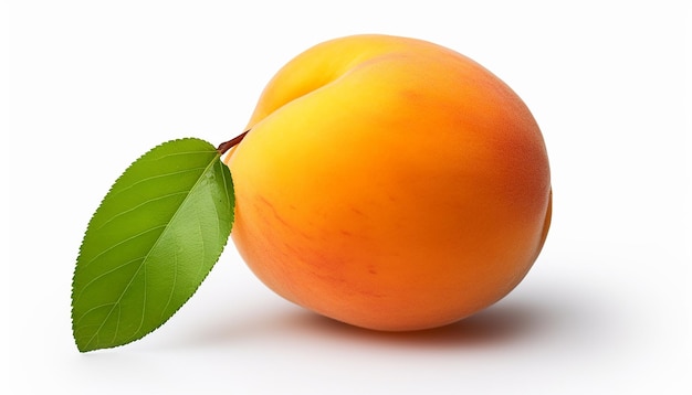 Isolated Side View Apricot