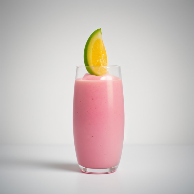 Photo isolated smoothie on white background