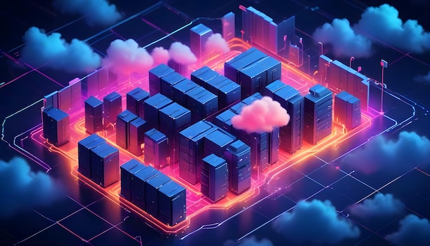 Isometric cloud storage for downloading digital data transmission 13