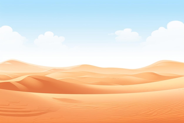 Isometric desert landscape scene background