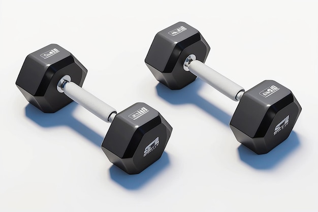 Photo isometric dumbbell pair