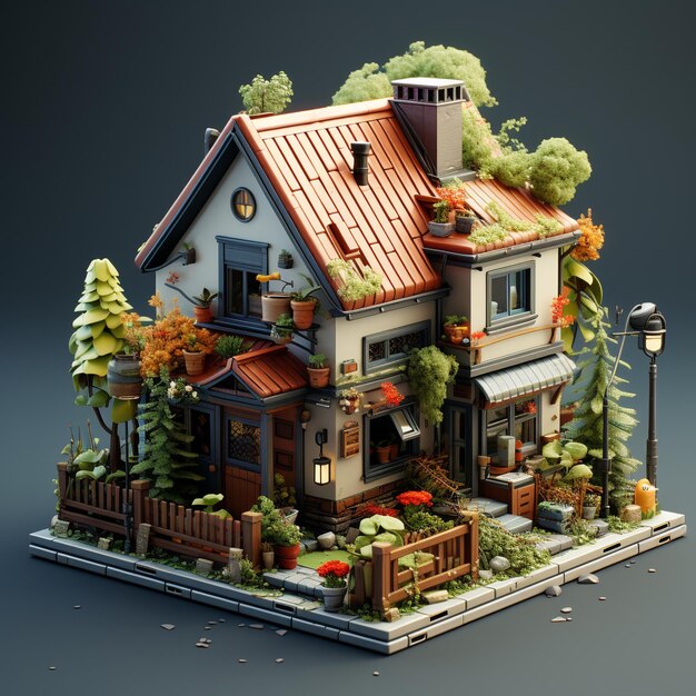 Isometric house