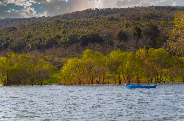 Isparta Lake Eridir views and mountains