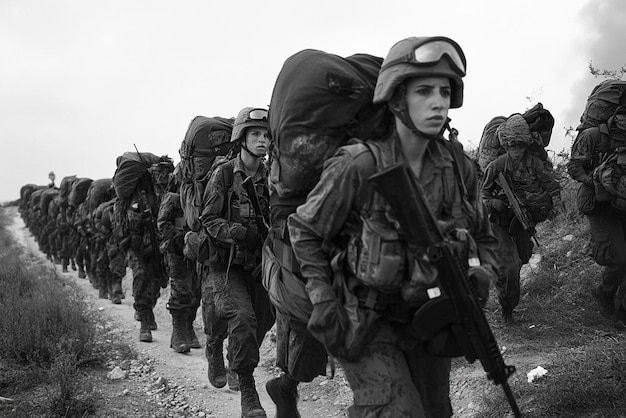 Israeli Golani Infantry Division in Action Tactical Operations