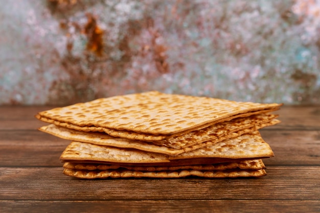 Israeli matzah bread for the Jewish holiday.