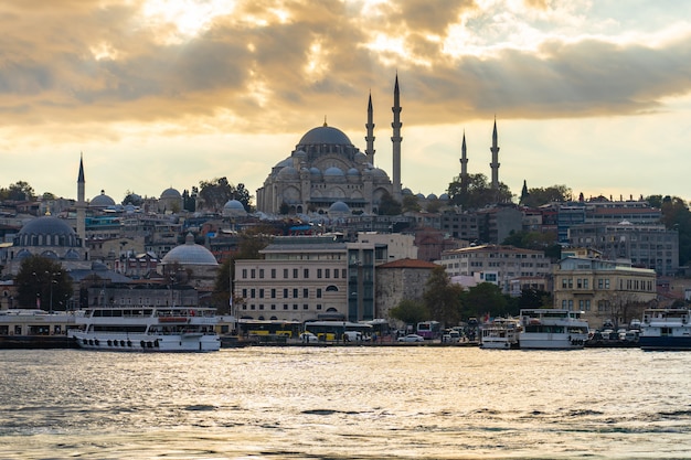 Istanbul cityscape skyline in Istanbul city, Turkey