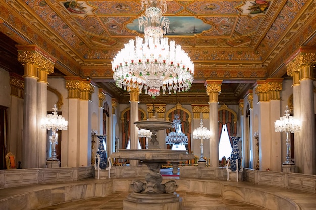 Istanbul turkey   interior of beylerbeyi palace