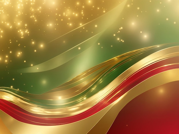 IT digital tranformation wallpaper for presentation soft gold and mint tone red white blue