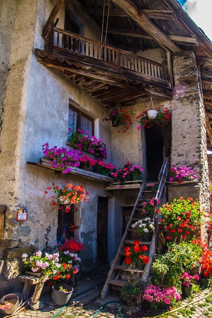 Italian alps landscape