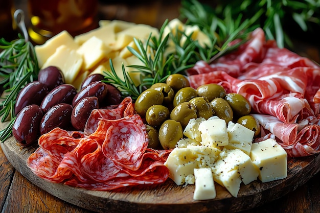 Italian Antipasto Platter with Prosciutto