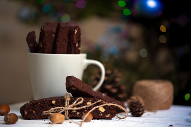 Italian biscotti cookies