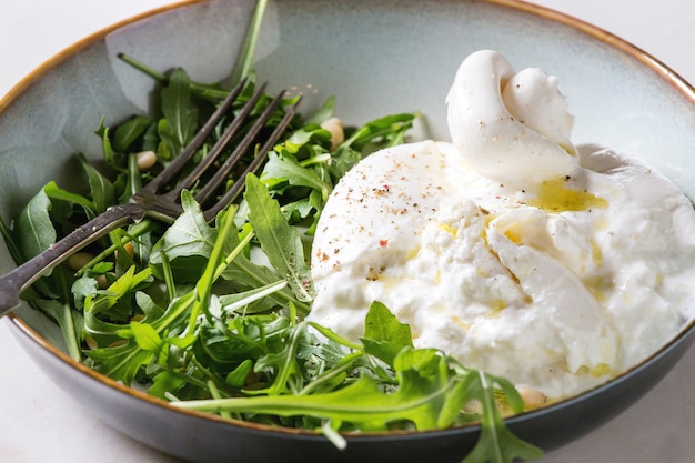 Italian burrata cheese