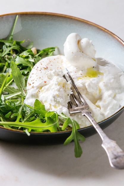 Italian burrata cheese