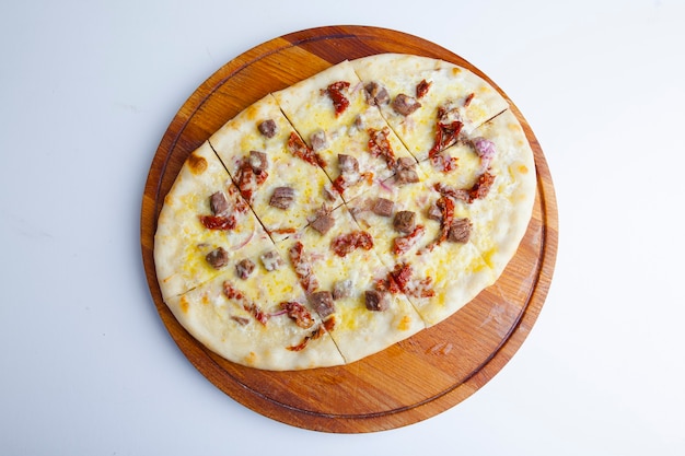 italian focaccia on a wooden board