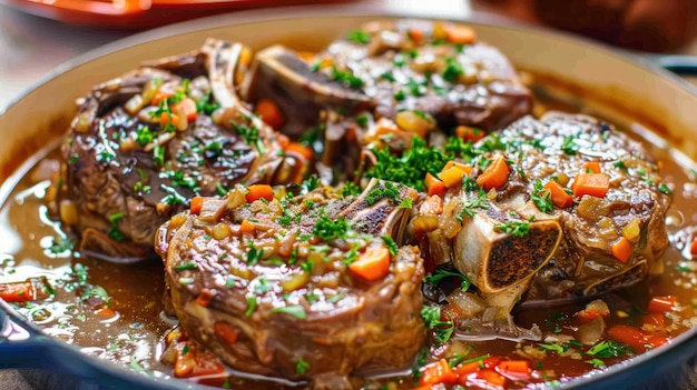 Italian Osso Buco Dish Plate