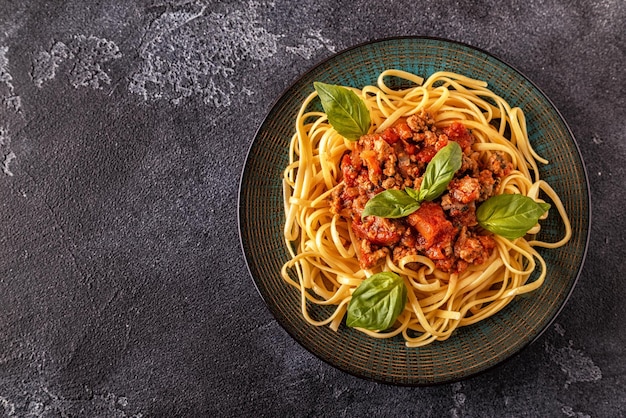 Italian pasta bolognese